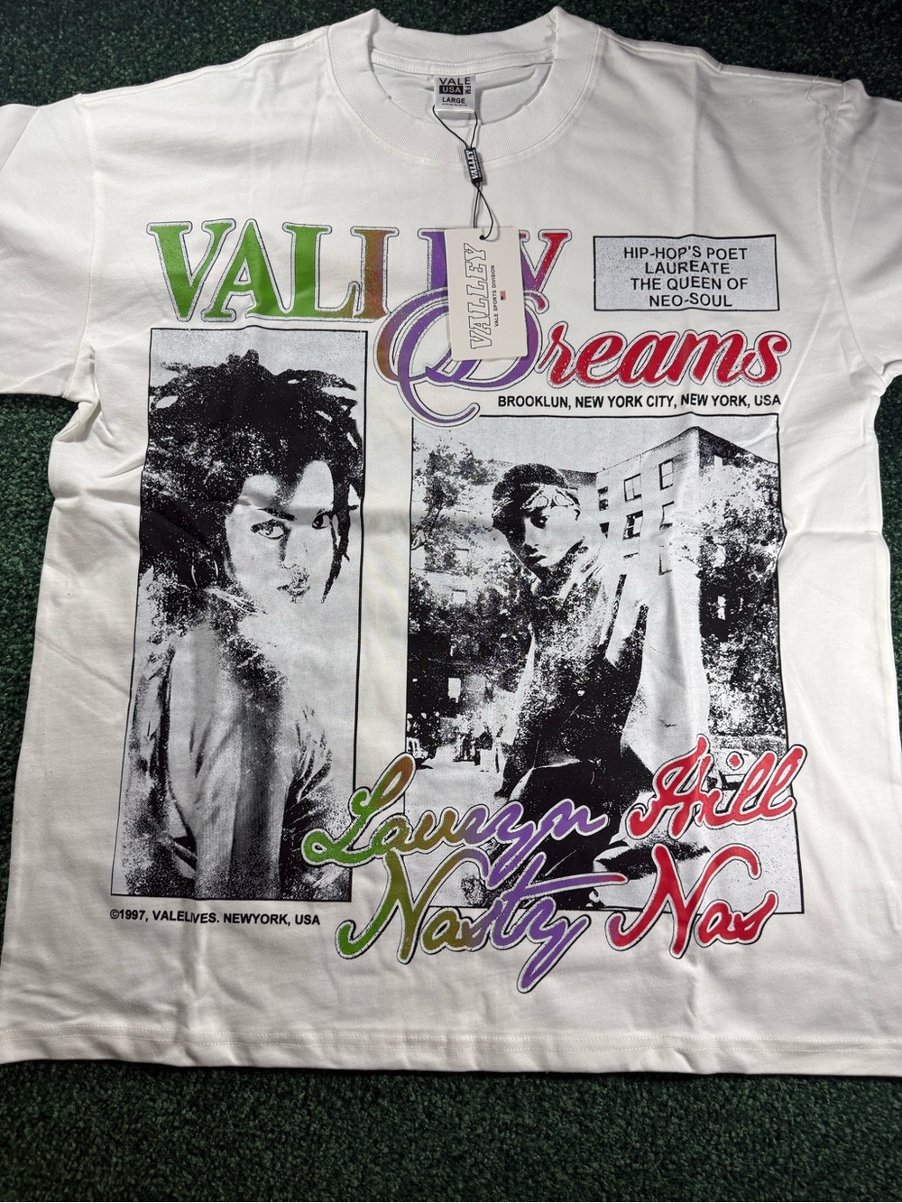 Dreams White Graphic Short-Sleeve Tee